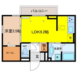 アビデ那加門前町の物件間取画像